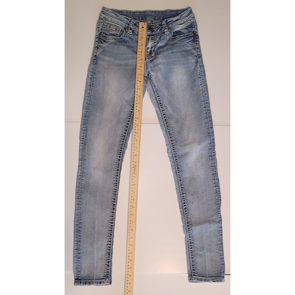 Warehouse one Skinny Jeans Women's Size 26Reg Light  Blue Low Rise‎  Denim - Picture 6 of 10